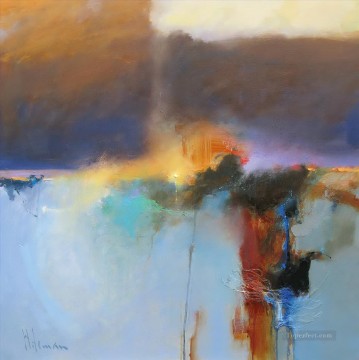 オオカミの光の抽象的な海の風景 Oil Paintings